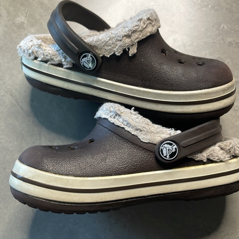 Crocs Toddler Classic Lined Clogs, Size 7